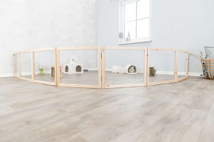 TRIXIE Freilaufgehege für Innen, Zwergkaninchen